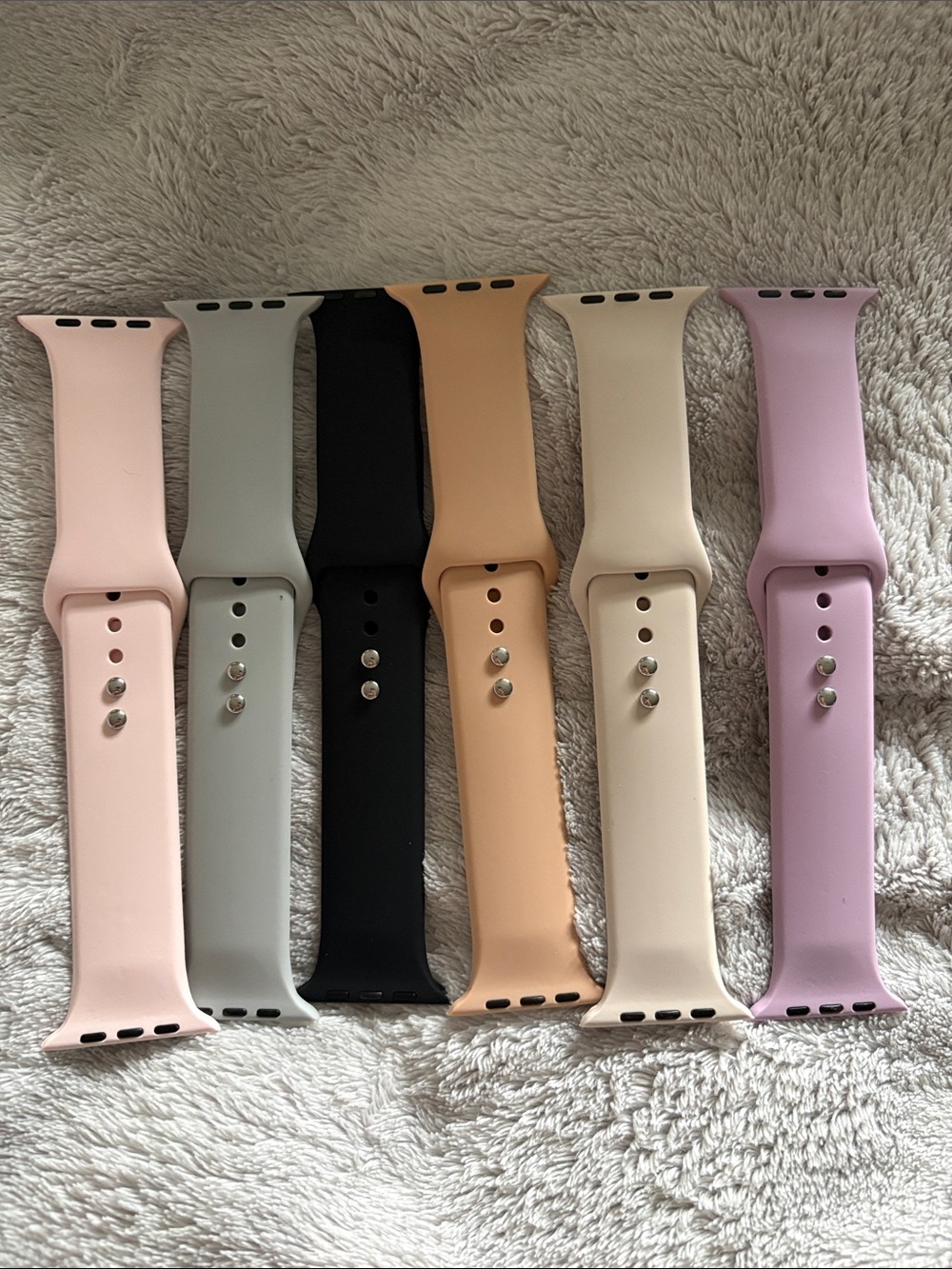 Silicone Replacement Watch Bands - Multiple Colors Medium